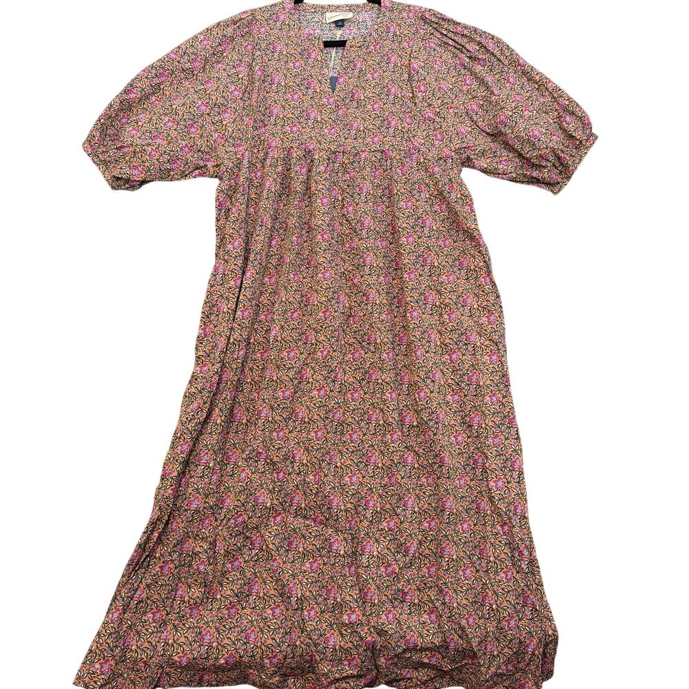 Universal Thread Women's Pink Floral Balloon Short Sleeve Dress -Size XS - NWT